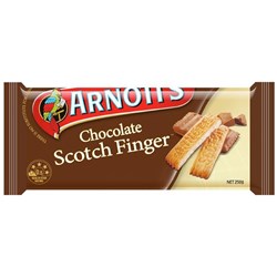 BISCUIT CHOCOLATE SCOTCH FINGER 250GM (12 ) #213411 ARNOTTS