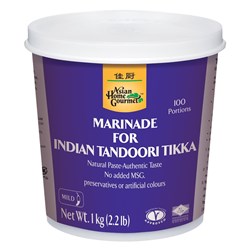 PASTE CURRY TANDOORI (4 X 1KG)) # 710004 ASIAN HOME GOURMET