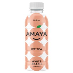 TEA ICED WHITE PEACH (12 X 500ML) # 654646 AMAYA