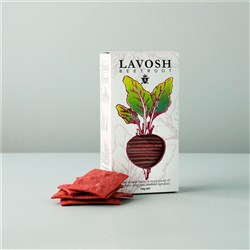 CRACKERS LAVOSH BEETROOT (6 X 130GM) # 60021 ASTERISK KITCHEN