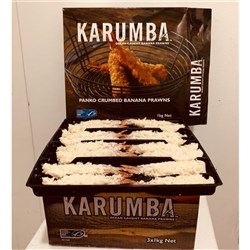 PRAWN BANANA  PANKO AUST KARUMBA (3 X 1KG) # 20701 AUSTRAL FISHERIES