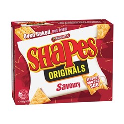 BISCUIT SHAPES SAVOURY 185GM(24) # 983254 ARNOTTS