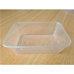 CONTAINER RECTANGLE 750ML 50(10) #2SU01_B750 BBC