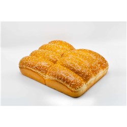 BREAD BUN MILK SEEDED (48 X 90GM) # SMB90481 BUNZ BAKERY