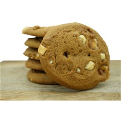 COOKIE SALTED CARAMEL WHITE CHOCOLATE 12.5KG # 631612 BAKELS