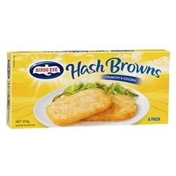 HASH BROWN 375GM (12) # 40712 BIRDS EYE