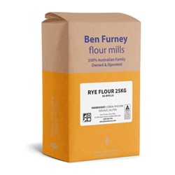 FLOUR RYE SARAH JANE 25KG #SG-RYFL25 BEN FURNEY