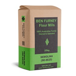 SEMOLINA 25KG #SE-SE25 BEN FURNEY