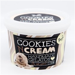 GELATO COOKIES & CREAM 750ML(6) # G02001-6U BRAVO GELATO