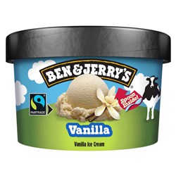 ICECREAM VANILLA (12 X 100ML) # 64329338 BEN & JERRYS