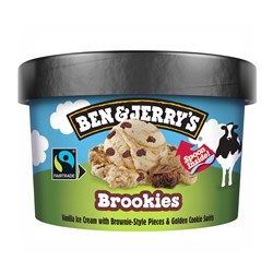 ICECREAM BROOKIES (12 X 100ML) # 64885600 BEN & JERRYS