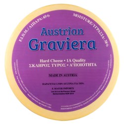 CHEESE KEFALOGRAVIERA GRAVIERA  AUSTRIAN 10KG # GR018 WOERLECH