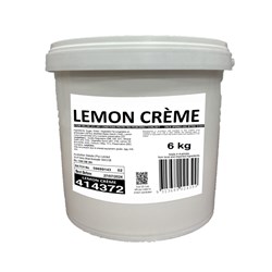PIE FILLING LEMON CREAM PAIL 6KG # 414372 BAKELS
