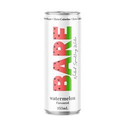 DRINK WATERMELON CANS (24 X 355ML) # 284588 BARE NAKED