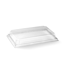 LID SUSHI TRAY MEDIUM PLA 50S(6) # BB-STL-M-PLA BIOPAK