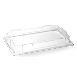 LID FOR SUSHI TRAY BIOBOARD LARGE PET 50S(6) # BB-STL-L-PET IOPAK