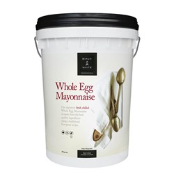 MAYONNAISE WHOLE EGG GF REFRIGERATED 20KG # MAYO0124MB7 B&W