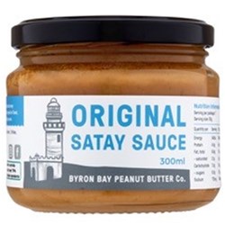 SAUCE SATAY ORIGINAL 300ML (6) # BYR10 BYRON BAY PEANUT