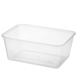 CONTAINER PLASTIC RECTANGLE 950ML/1000ML 50S(10) # CA-CM1000 MPM