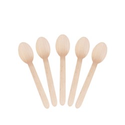 SPOON WOODEN 1000S # CA-WCS C/AWAY ENVIROCUTLERY