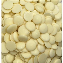 CHOCOLATE BUTTON WHITE COMPOUND 15KG # CCW04BS00-15