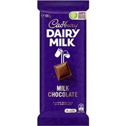 CHOCOLATE BLOCK DAIRY MILK 180GM(64) CADBURY