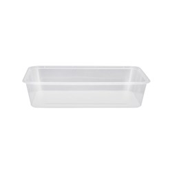 CONTAINER 500ML RECTANGLE CLEAR 50S(10) # CR500 CHANROL