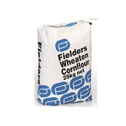 CORNFLOUR WHEATEN STARCH 25KG #0049580 FIELDERS