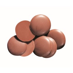 CHOCOLATE BUTTON MILK SIENNA COMPOUND 15KG # 615607 CADBURY