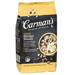 MUESLI NATURAL BIRCHER 1.5KG(4) # M1.5N CARMANS