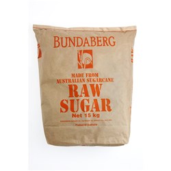 SUGAR RAW 15KG # 4215-0000 BUNDABERG