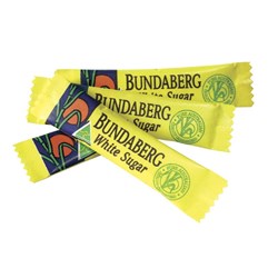 SUGAR PC WHITE STICK BRANDED (2000 X 3GM) # 1982-0000 BUNDABERG