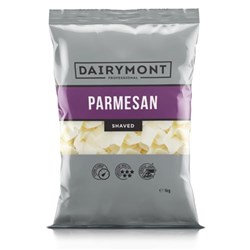 CHEESE PARMESAN SHAVED 1KG (6) # 1400014 D/MONT DAIRY FARMERS