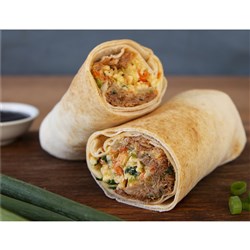 WRAPS BBQ PULLED PORK & RANCH SLAW DRESSING (12 X 198GM) # 7152 EVERYDAY CAFE