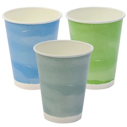 CUP PAPER COLD 12OZ 390ML BIODEGRAD / COMPOST 50S(20) # EC-DCC390 ENVIROCHOICE