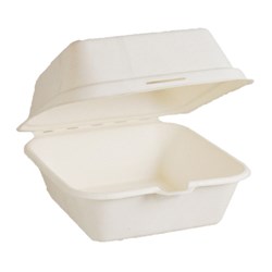 CONTAINER LARGE SNACK NATURAL FIBRE 250S (2x125) # EC-BX051 ENVIROCHOICE