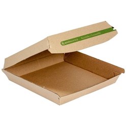 PIZZA BOX 7" CORRUGATED SUPA FLUTE 250S # EC-SB0377 ENVIROCHOICE