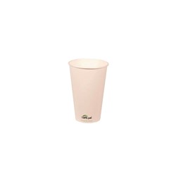 CUP COFFEE 16OZ SINGLE WALL WHITE 50S(20) # EP-PC003Z EARTH PAK