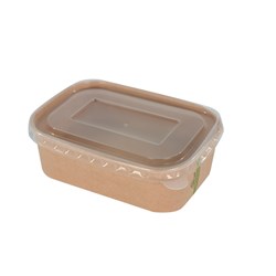 LID RECTANGLE KRAFT CONTAINERS 300S # EP-KRCL-PP EARTH PAK
