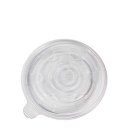 LID PP FLAT TRANSPARENT SUIT SOUP BOWL 10-12-16-24OZ 1000S 115MM # EC-SCLPP ENVIROCHOICE