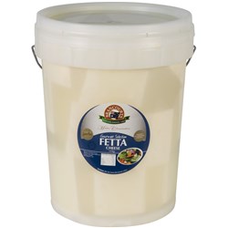 CHEESE FETTA WHITE DANISH 16KG # 100298 REAL DAIRY