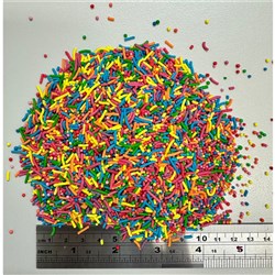 SPRINKLES 1.5MM GF RAINBOW NO WHITE 10KG # NNPSPNW01-10 FRESH FOOD IND