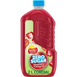 CORDIAL RASPBERRY ZERO SUGAR 2LT(6) # 36123 GOLDEN CIRCLE