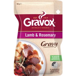 GRAVY LAMB & ROSEMARY POUCH (8 X 165GM( # 203114 GRAVOX