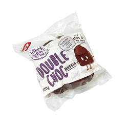 MUFFIN DOUBLE CHOC SINGLE I/W (12 X 120GM) # 110032 THE HAPPY CO
