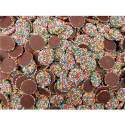LOLLY CHOCOLATE FRECKLES 1KG(8) # 14903 HUGOS