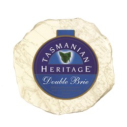 CHEESE BRIE DOUBLE R/W APPROX 1KG(2) 1532 # 1012131 TASMANIAN HERITAGE
