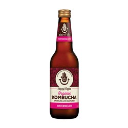 DRINK KOMBUCHA WATERMELON (12 X 330ML) # HHKOMWM330 HAPPY HIPPIE