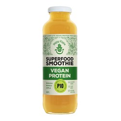 SMOOTHIE SUPERFOOD VEGAN PROTEIN (12 X 360ML) # HHSMVP350 HAPPY HIPPIE