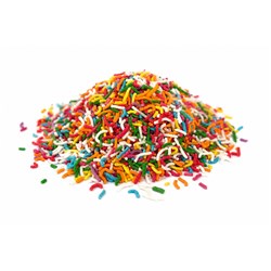 CAKE SPRINKLE TOPS RAINBOW 1KG(10) ILUKA